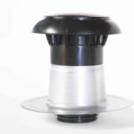 Aluminium dw ontluchting pp kap 110-125 mm